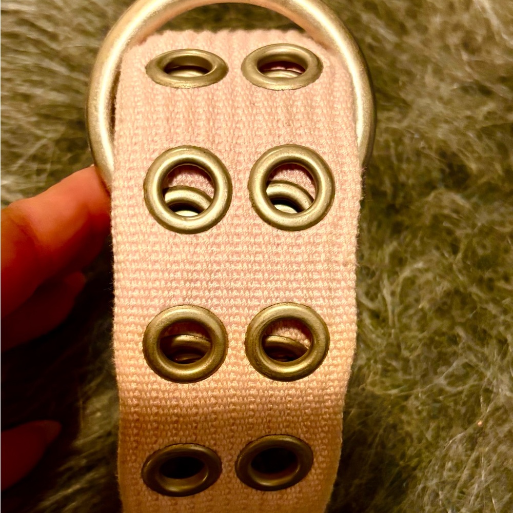 Pink Grommet Belt 42” - Picture 2 of 2